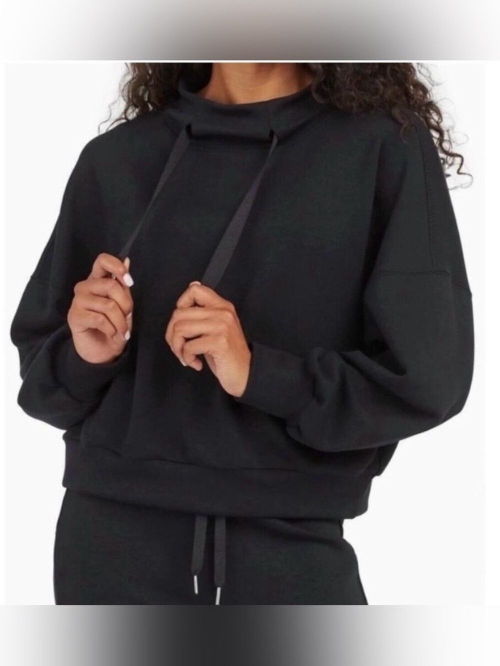 Spanx Air Essential Mock Neck Sweatshirt Small - Picture 2 of 7